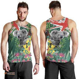 Australia Day Koala Men Tank Top Aussie Aussie Aussie Oi Oi Oi National Color LT9