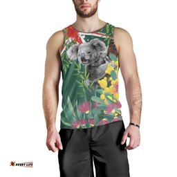 Australia Day Koala Men Tank Top Aussie Aussie Aussie Oi Oi Oi National Color LT9