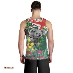Australia Day Koala Men Tank Top Aussie Aussie Aussie Oi Oi Oi National Color LT9