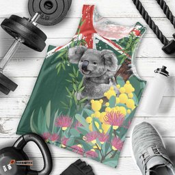 Australia Day Koala Men Tank Top Aussie Aussie Aussie Oi Oi Oi National Color LT9