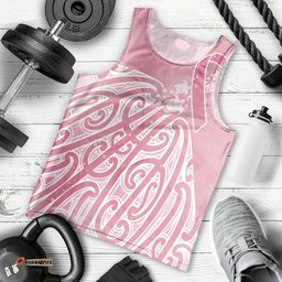 Breast Cancer Awareness Maori Men Tank Top Kia Kaha Kia Maia Kia Manawanui LT7
