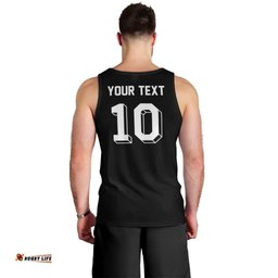 Custom Aotearoa Rugby Men Tank Top Fern Blacks-Traditional Maori Motifs Design LT03