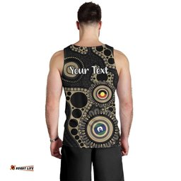 Collingwood NAIDOC Week 2026 Personalised Men Tank Top 50 Years of Deadly Aboriginal Art LT14