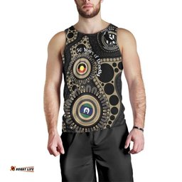 Collingwood NAIDOC Week 2026 Personalised Men Tank Top 50 Years of Deadly Aboriginal Art LT14