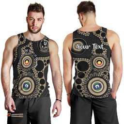 Collingwood NAIDOC Week 2026 Personalised Men Tank Top 50 Years of Deadly Aboriginal Art LT14