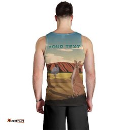Australia Personalized Men Tank Top Uluru Scenery LT7