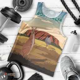 Australia Personalized Men Tank Top Uluru Scenery LT7