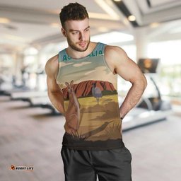 Australia Personalized Men Tank Top Uluru Scenery LT7