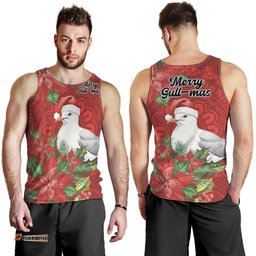 Australian Silver Gull Men Tank Top Aboriginal Inspired Christmas LT9