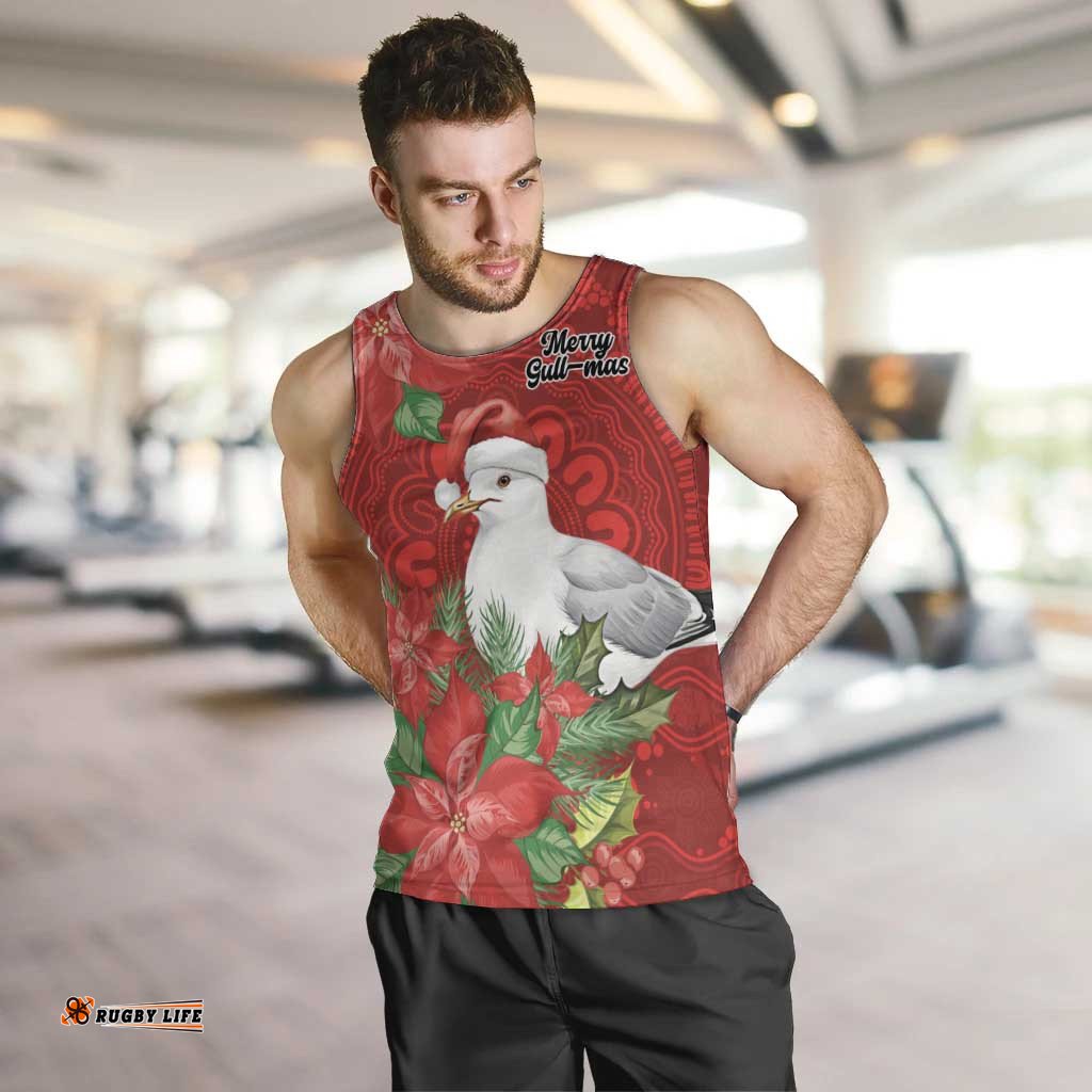 Australian Silver Gull Men Tank Top Aboriginal Inspired Christmas LT9