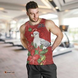Australian Silver Gull Men Tank Top Aboriginal Inspired Christmas LT9