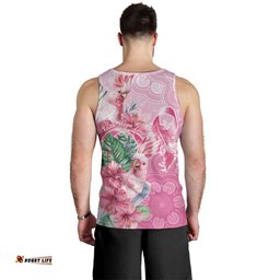 Australia Cockatoos Breast Cancer Men Tank Top Faith Hope Love LT05