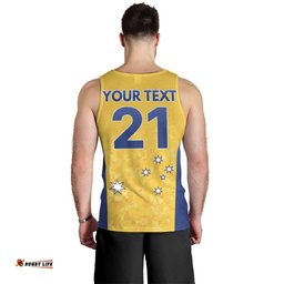 Australian ACT Lawn Bowls Custom Men Tank Top Aussie Minimalist Style LT9