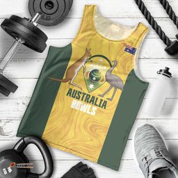 Custom Bowls Australia Men Tank Top Marble National Color LT14