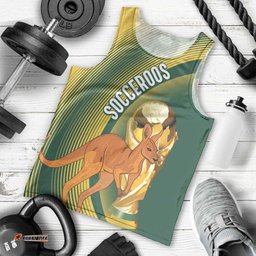 Australia Socceroos WC2026 Custom Men Tank Top Golden Champions LT7