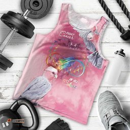 Australia Fight Cancer In All Colors Men Tank Top Galah Pink Tie Dye LT7