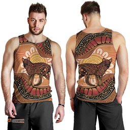 Indigenous Dingo Australia Men Tank Top Australian Aboriginal Art Proud LT14