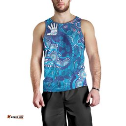 NAIDOC Week 2026 Men Tank Top Turtle Dream On The Waves DT05