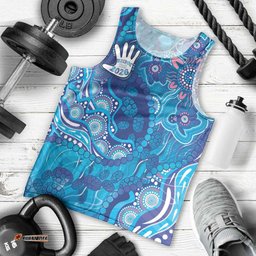 NAIDOC Week 2026 Men Tank Top Turtle Dream On The Waves DT05