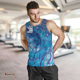 NAIDOC Week 2026 Men Tank Top Turtle Dream On The Waves DT05