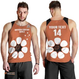 Custom Northern Territory Bowls Australia Men Tank Top Go Champions Sporty Style LT14