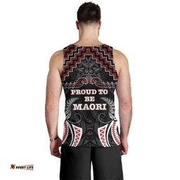 Aotearoa Men Tank Top Proud To Be Maori LT05