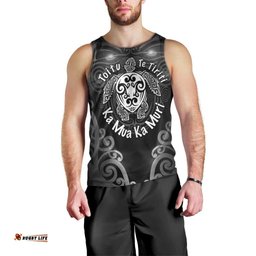 Aotearoa Toitu Te Tiriti Men Tank Top Ka Mua Ka Muri LT05