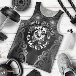 Aotearoa Toitu Te Tiriti Men Tank Top Ka Mua Ka Muri LT05
