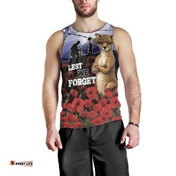 ANZAC Day Men Tank Top Lest We Forget DT05