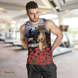 ANZAC Day Men Tank Top Lest We Forget DT05