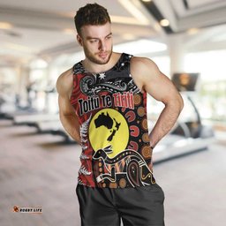 Aotearoa and Australia Toitu Te Tiriti Men Tank Top Honour the Treaty - Te Tiriti Is Us LT03