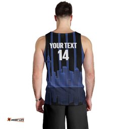 New Zealand Auckland Football Custom Men Tank Top Go City of Sails Est 2025 LT14