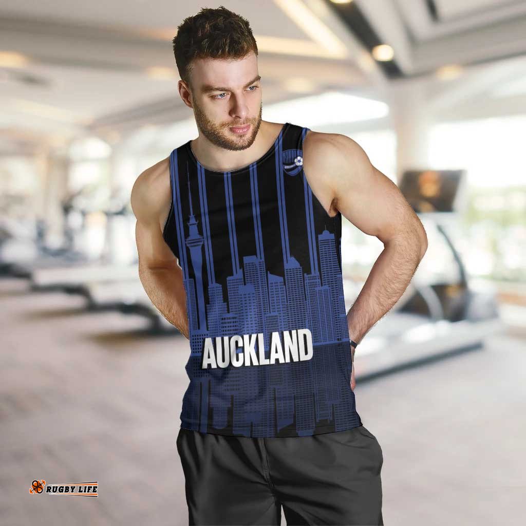 New Zealand Auckland Football Custom Men Tank Top Go City of Sails Est 2025 LT14
