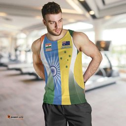 Custom India Vs Australia Cricket Men Tank Top Final Matchup LT05