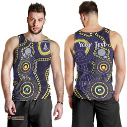 Dockers NAIDOC Week 2026 Personalised Men Tank Top 50 Years of Deadly Aboriginal Art LT14