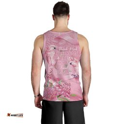Australia Breast Cancer Awareness Men Tank Top Think Pink Cockatoos Ribbon LT14