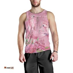 Australia Breast Cancer Awareness Men Tank Top Think Pink Cockatoos Ribbon LT14