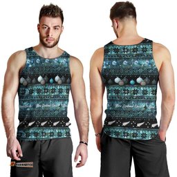 New Zealand Darts Christmas Men Tank Top Merry Xmas Aotearoa Maori Paua Shell LT14