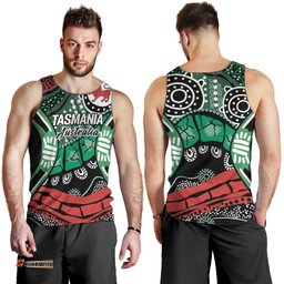 Australia Tasmania State Men Tank Top Ubertas et Fidelitas LT9