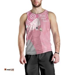 Australia Breast Cancer Awareness Men Tank Top Galah Faith Hope Love Pink Month LT14