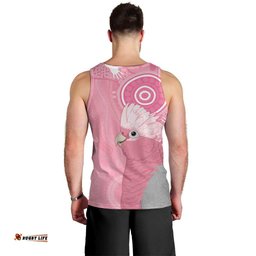 Australia Breast Cancer Awareness Men Tank Top Galah Faith Hope Love Pink Month LT14