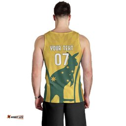 Australia Socceroos Custom Men Tank Top 2026 Forever Golden LT7