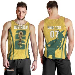 Australia Socceroos Custom Men Tank Top 2026 Forever Golden LT7