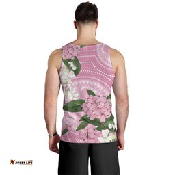 Australia Lilly Pilly Riberry Men Tank Top Aussie Native Flowers Indigenous Art LT14