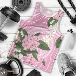 Australia Lilly Pilly Riberry Men Tank Top Aussie Native Flowers Indigenous Art LT14