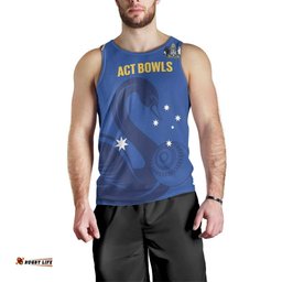 Custom ACT Bowls Australia Men Tank Top Go Australian Capital Territory Swan LT14