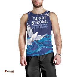 Bondi Beach Pray For Australia Personalised Men Tank Top LT9