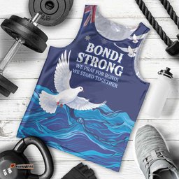 Bondi Beach Pray For Australia Personalised Men Tank Top LT9