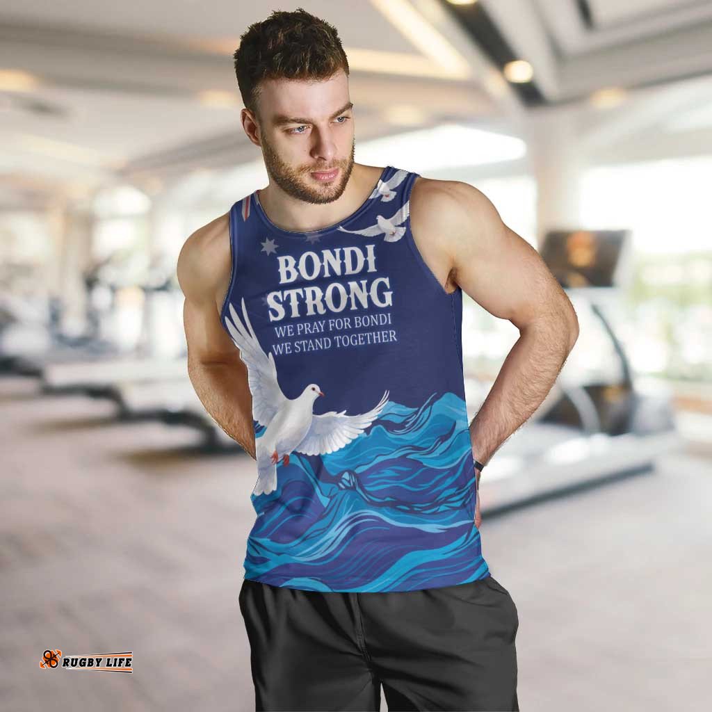Bondi Beach Pray For Australia Personalised Men Tank Top LT9