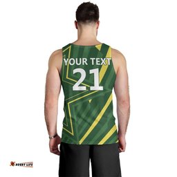 Pakistan Cricket Custom Men Tank Top Shaheen Falcon Go Champions LT9